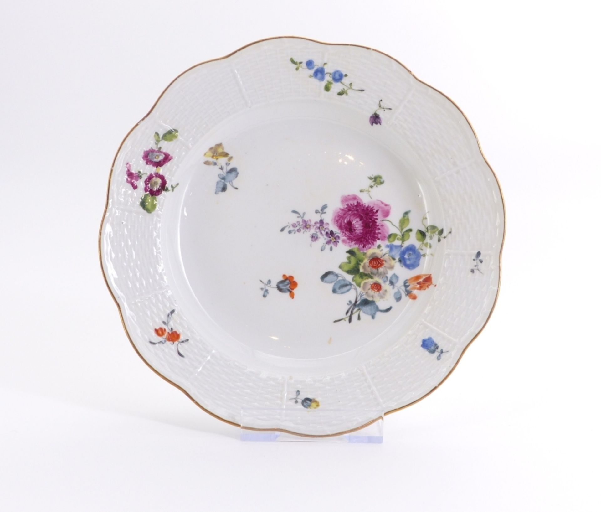 Blumenteller, Meissen, 1765-74 - Image 2 of 3