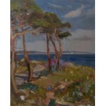 Schwedischer Landschaftsmaler des fr. 20. Jahrhunderts, Küstenlandschaft bei Revhusen