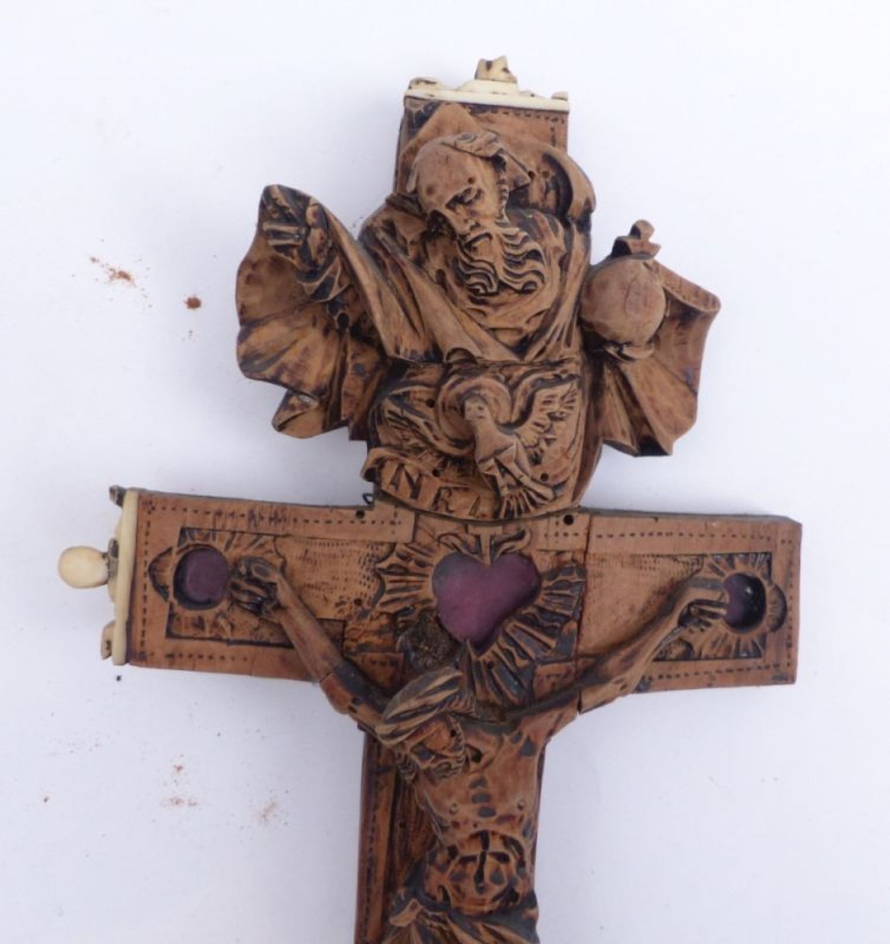 Reliquienkreuz, Alpenländisch, um 1800 - Bild 3 aus 3