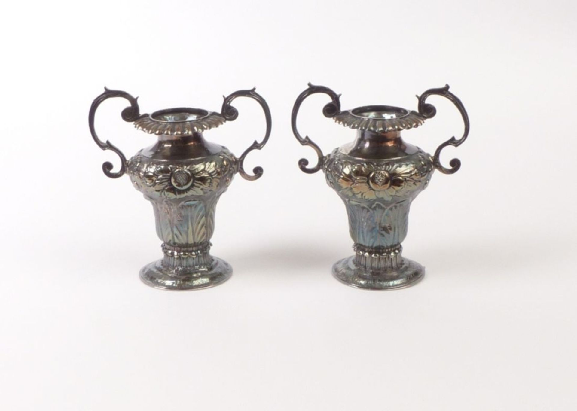 Zwei Miniatur-Vasen, Frankreich, 1732-38