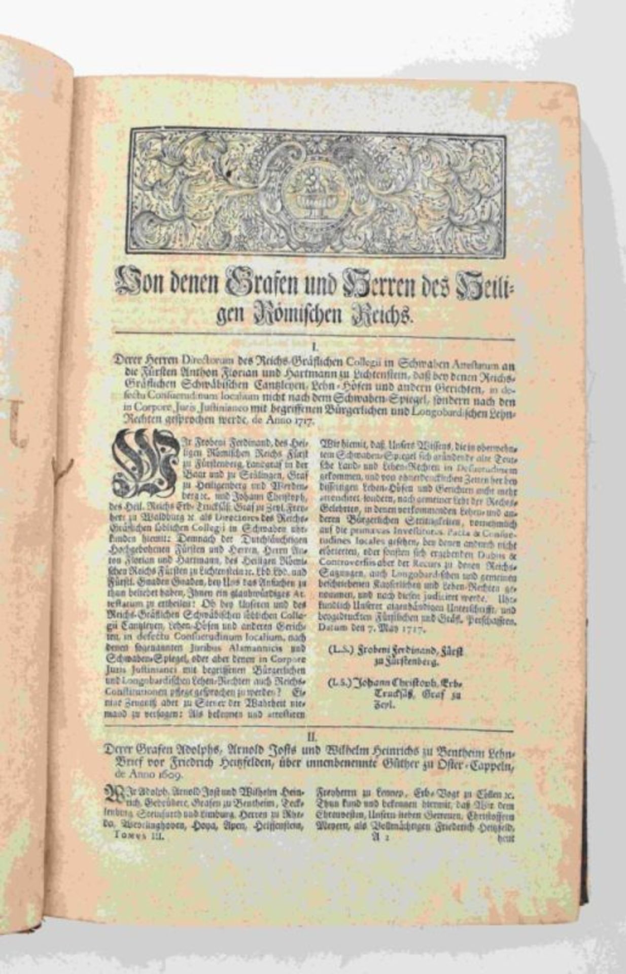 Lünig, Johann Christian: Des Corporis Juris Feudalis Germanici Tomus III