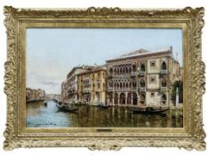 Santoro, Rubens: Blick auf das Ca' d'Oro am Canal Grande in Venedig