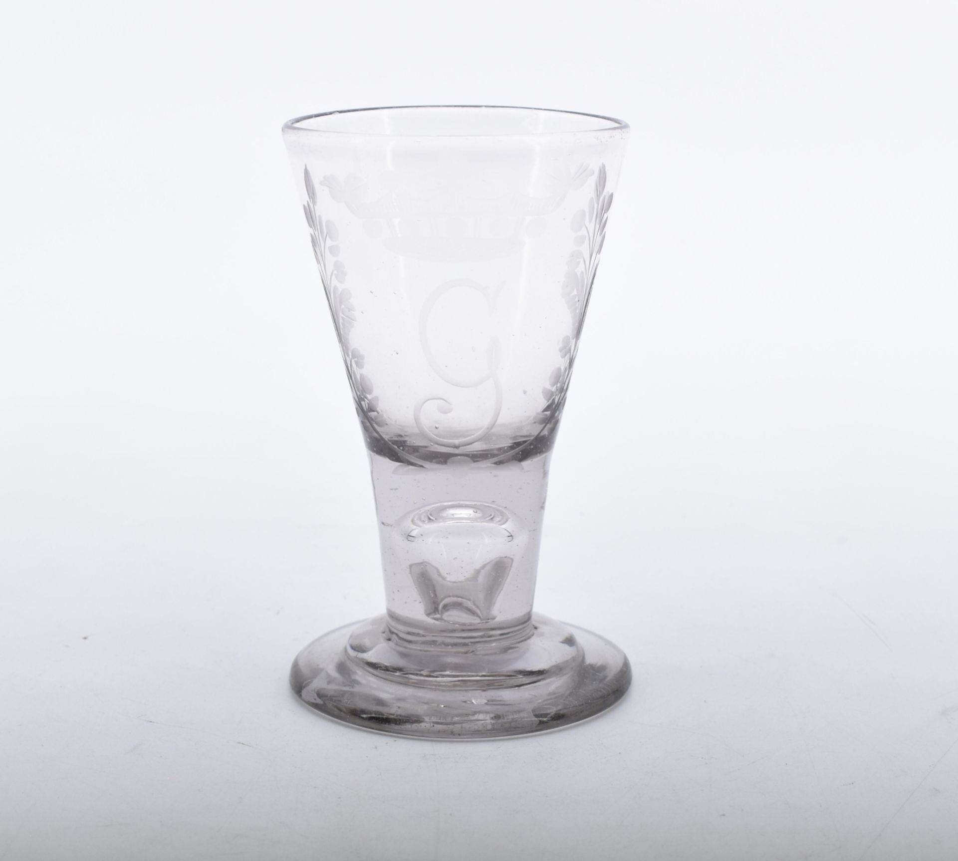 Kleines Pokalglas, 18. Jh. - Image 2 of 2