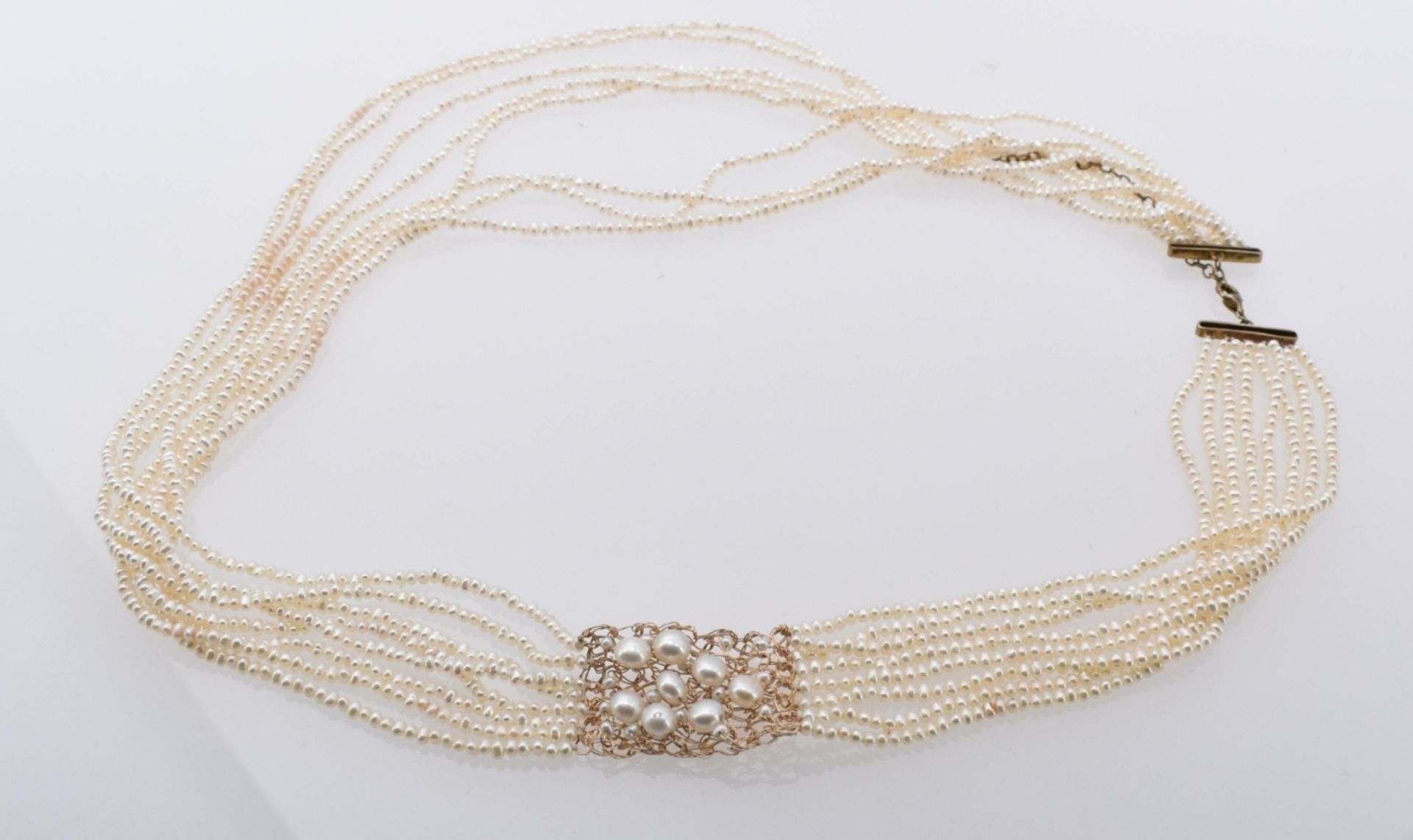 Moderne Perlenkette, 2. H. 20. Jh. - Bild 2 aus 4