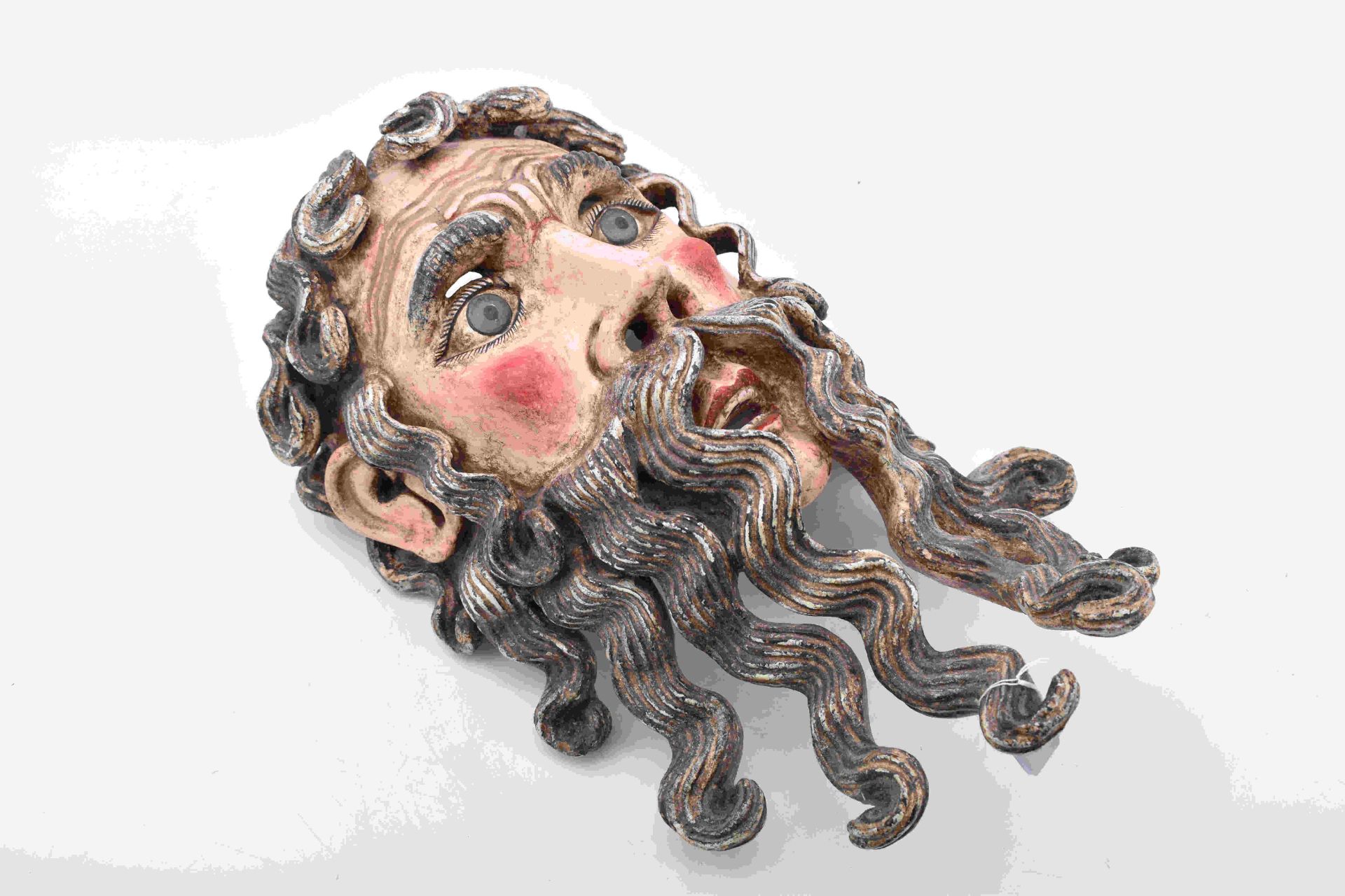 Theatermaske des Göttervaters Zeus, 18. Jh. - Bild 5 aus 12