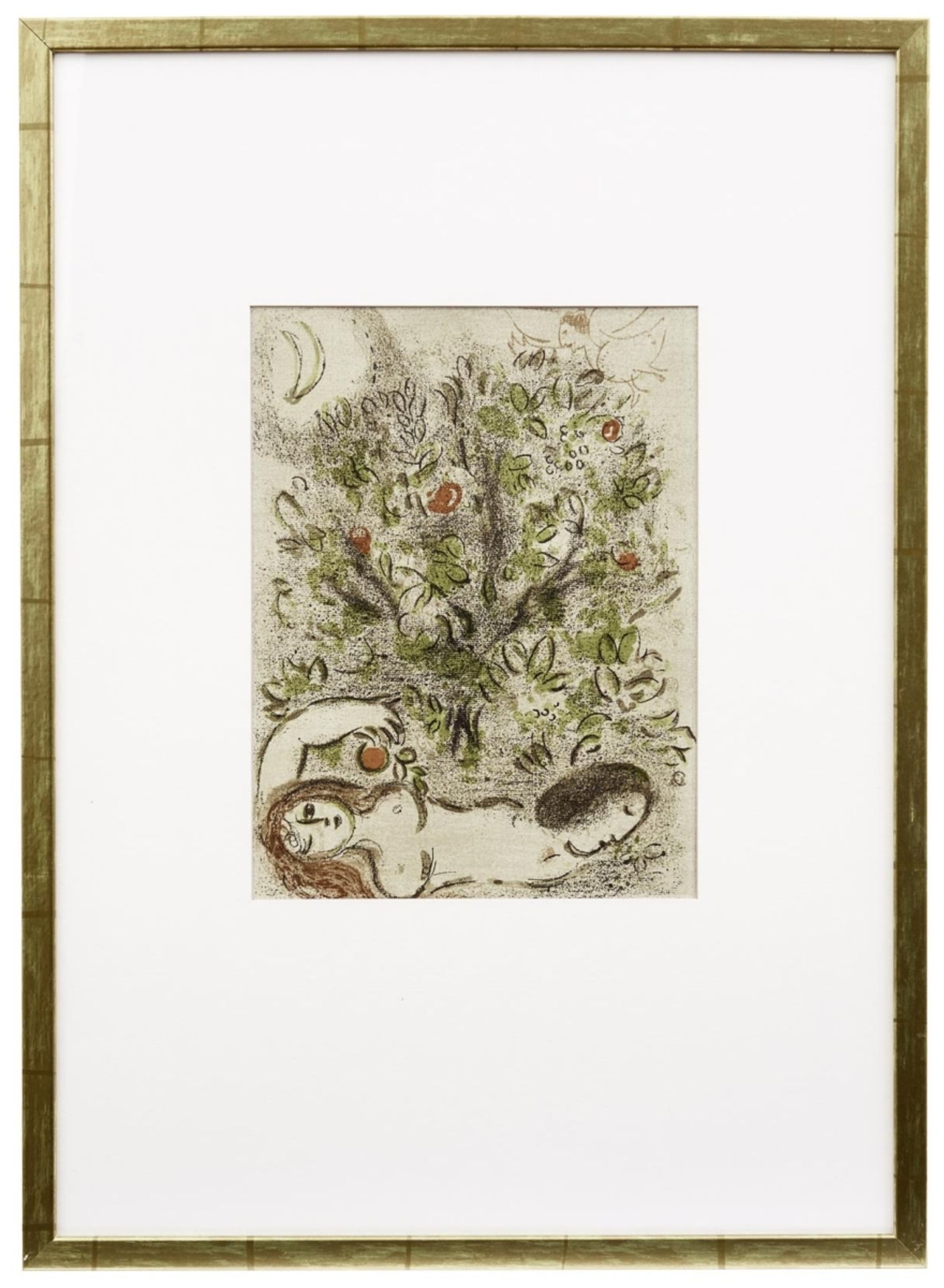 Chagall, Marc: Drei Illustrationen aus "Dessin pour la Bible" - Bild 3 aus 5
