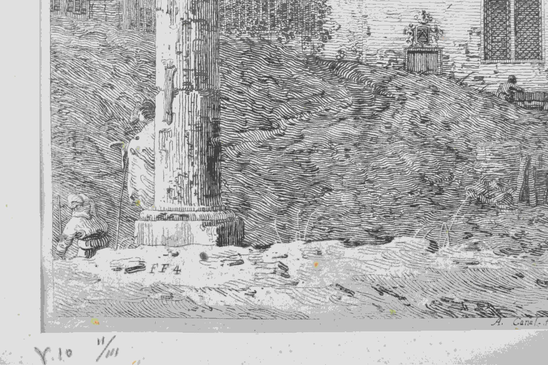 Canal, Giovanni Antonio, gen. Canaletto: Il portico con la lanterna - Bild 5 aus 24