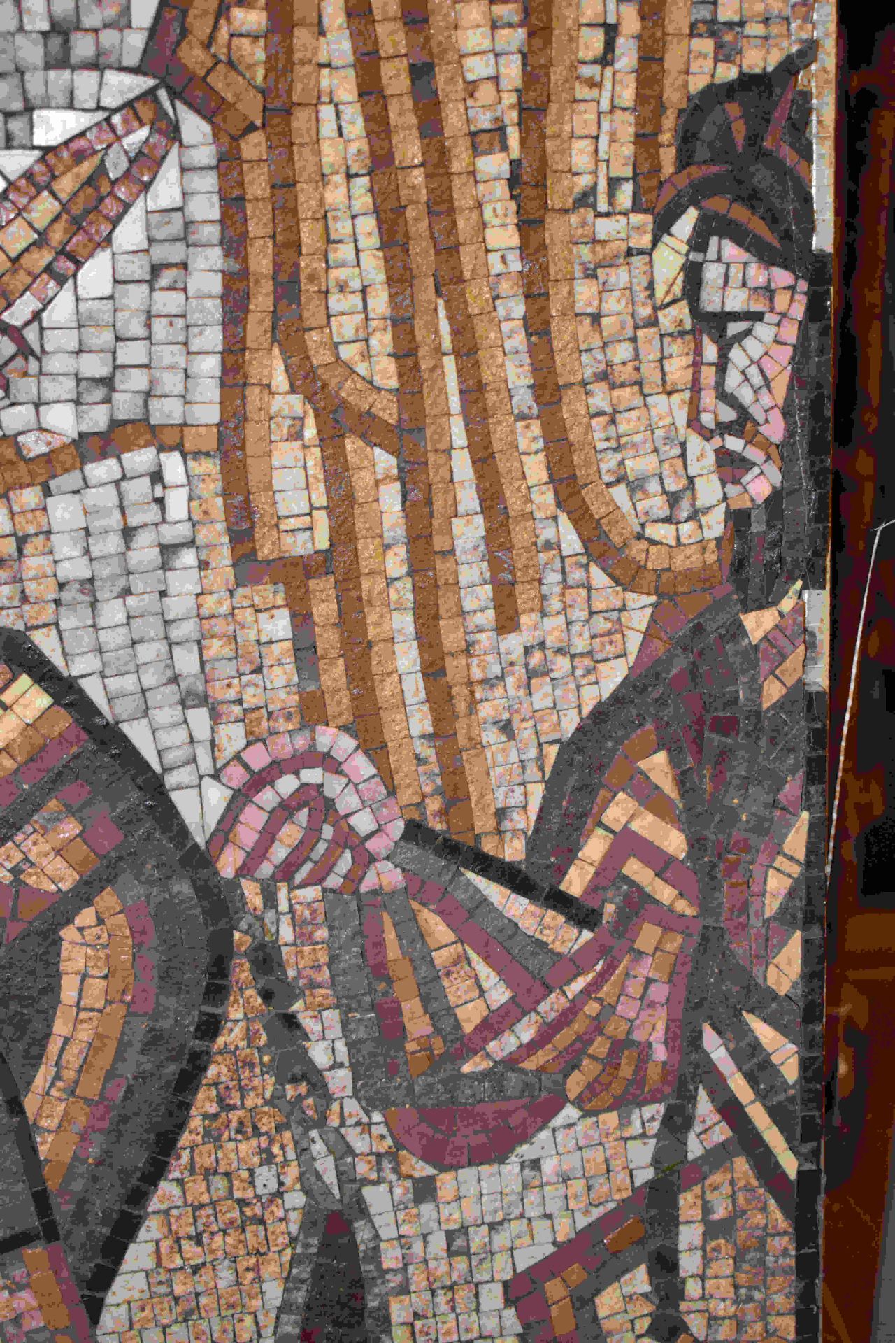 Großes Mosaik mit antiker Szene, 19. Jh. - Bild 13 aus 15