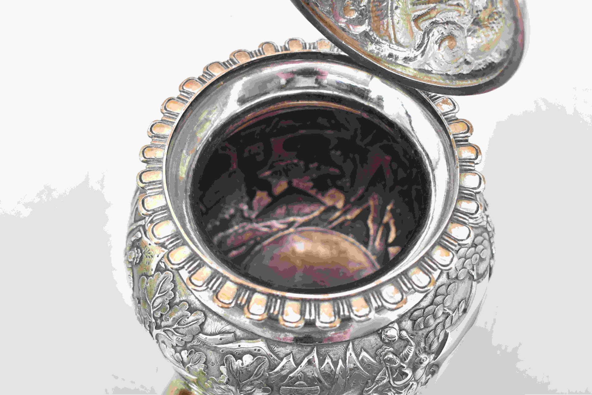 Teekanne mit Drachendekor, China, 19. Jh., für den Export - Image 14 of 17