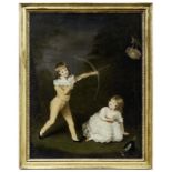 Landschaft mit spielenden Kindern, Englischer Klassizist des 18. Jahrhunderts