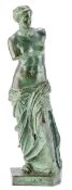 Bronzefigur der Venus von Milo, Frankreich, 19. Jh.