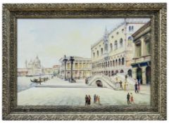 Bargellini, Umberto: Die Piazzetta San Marco in Venedig
