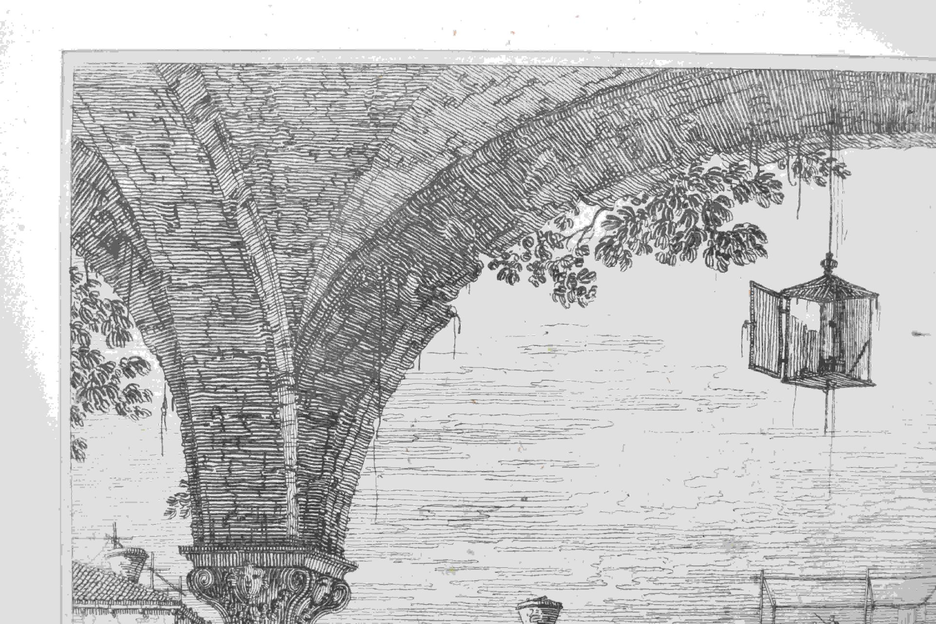 Canal, Giovanni Antonio, gen. Canaletto: Il portico con la lanterna - Image 7 of 24