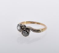Art-Déco-Diamant-Ring, 1. Drittel 20. Jh.