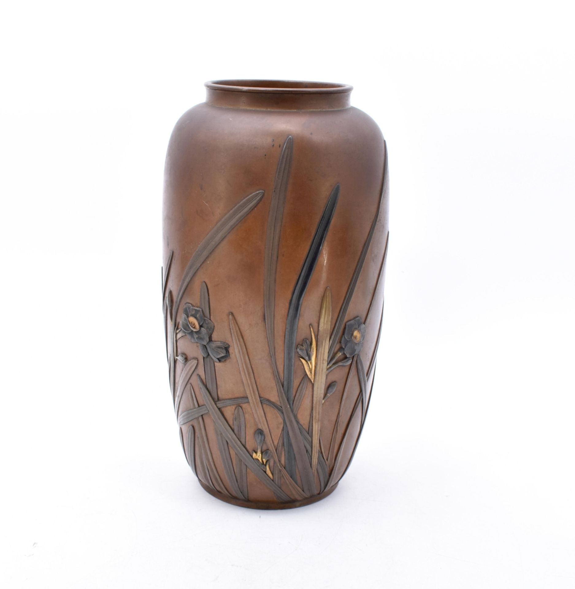 Vase mit Blumendekor, Japan, Meiji-Periode, 2. H. 19. Jh. - Bild 3 aus 10