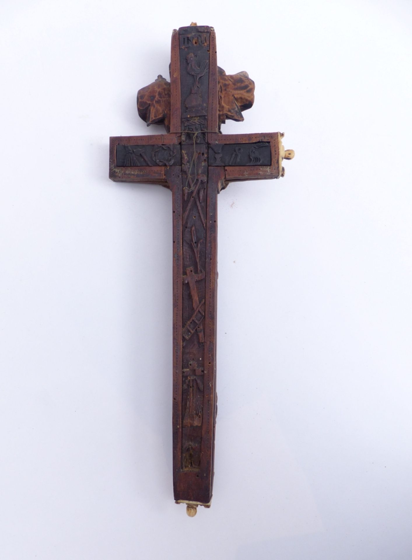 Reliquienkreuz, Alpenländisch, um 1800 - Bild 2 aus 3