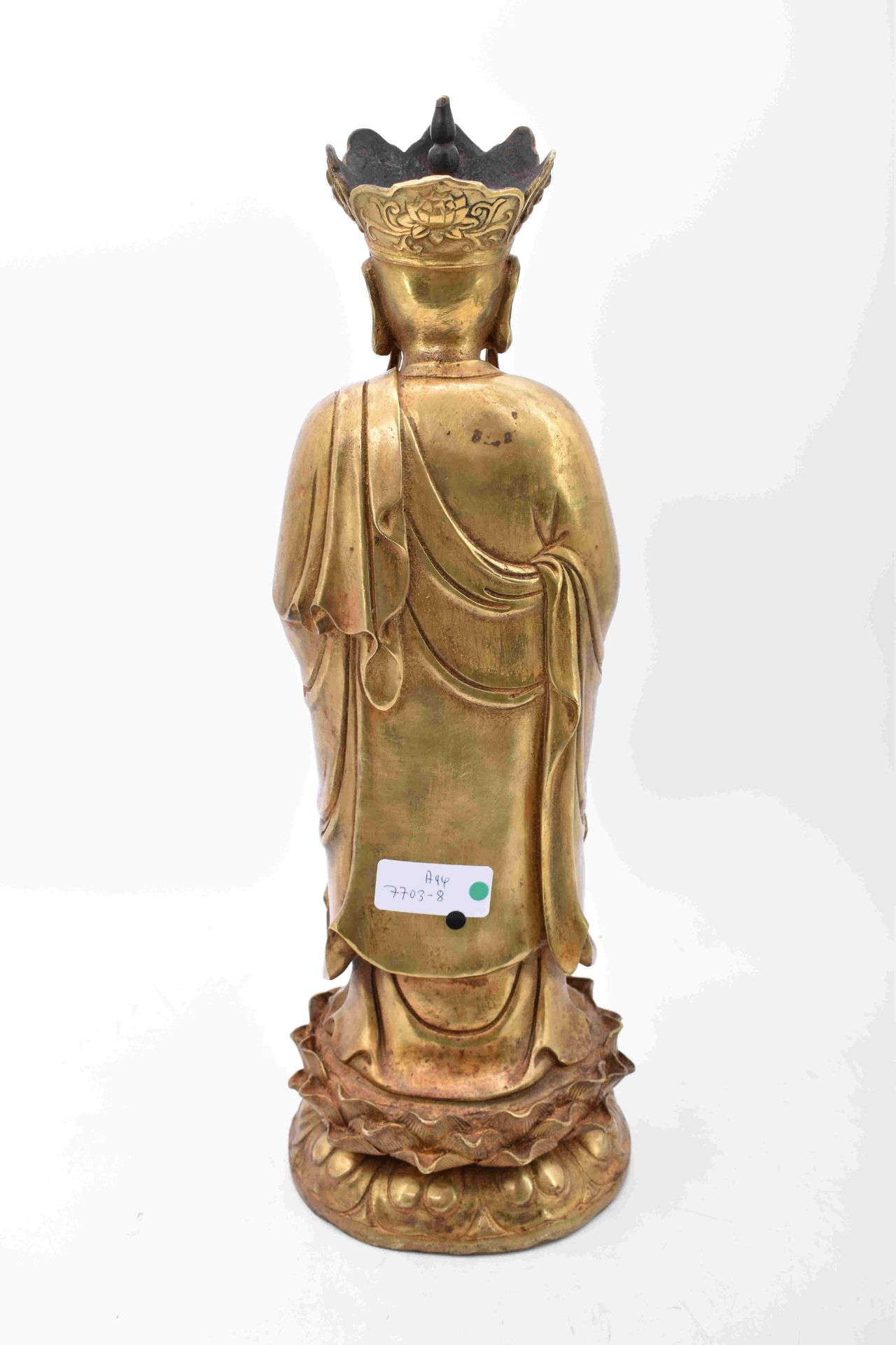Figur des Bodhisattva Guanyin, China, 18./19. Jh. - Bild 2 aus 13