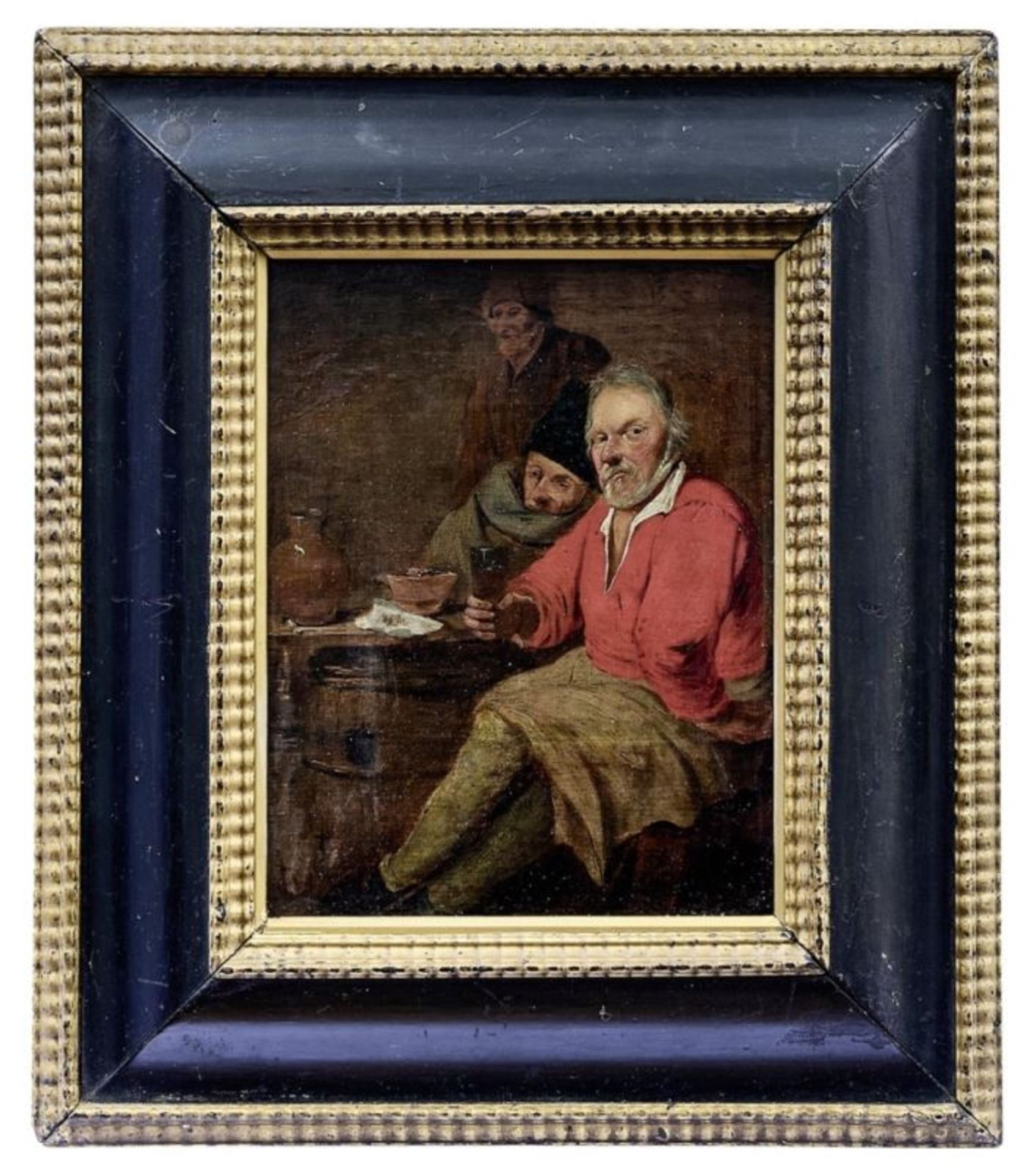 Ryckaert, David III - Kreis des, Drei Männer am Wirtshaustisch