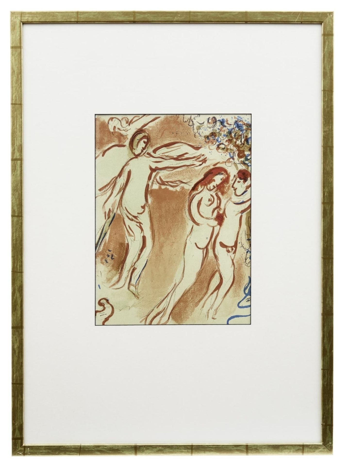 Chagall, Marc: Drei Illustrationen aus "Dessin pour la Bible" - Bild 4 aus 5