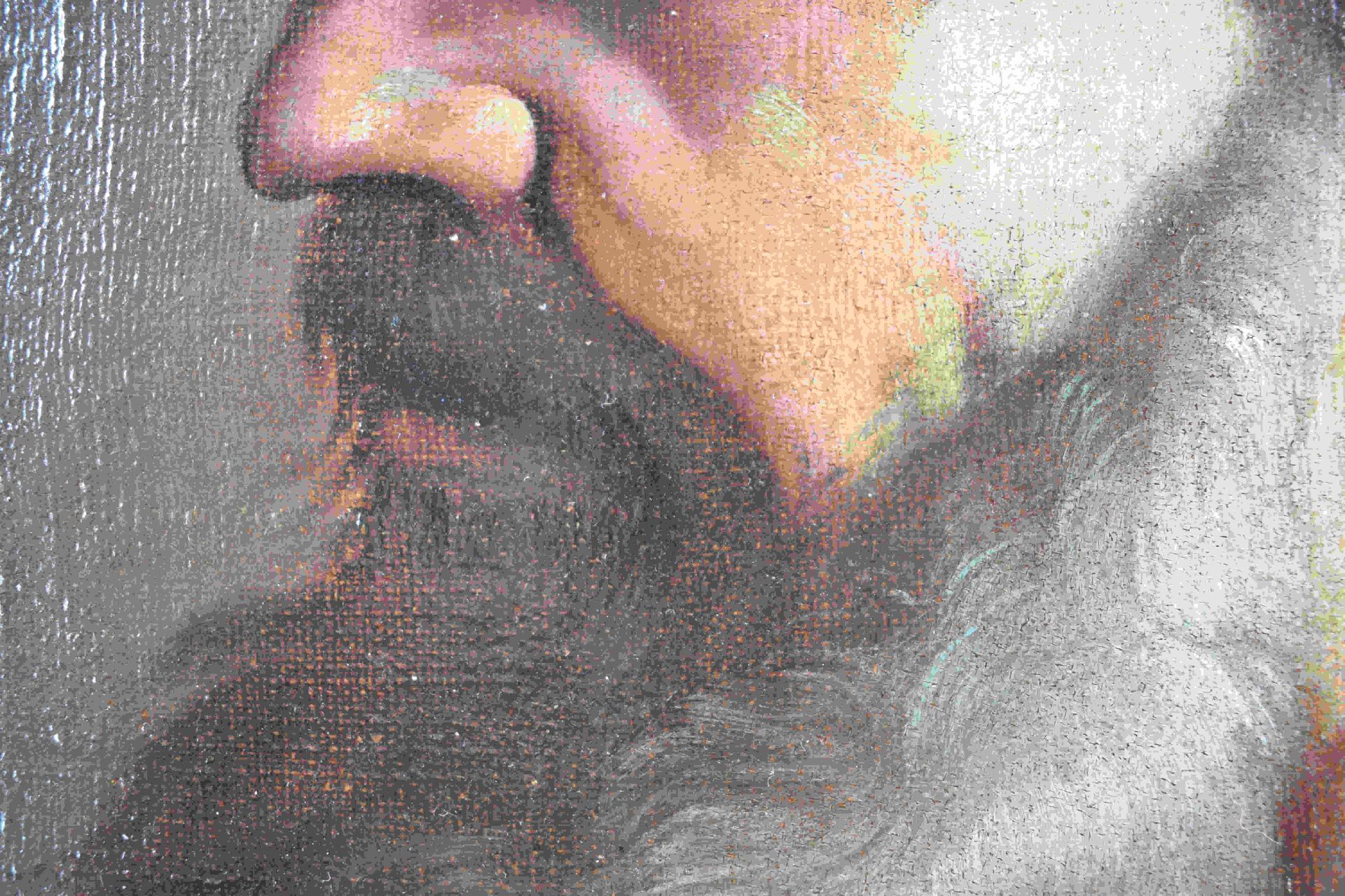 Büste eines bärtigen Mannes, Neapolitanischer Maler, 2. H. 17. Jh. - Bild 24 aus 26