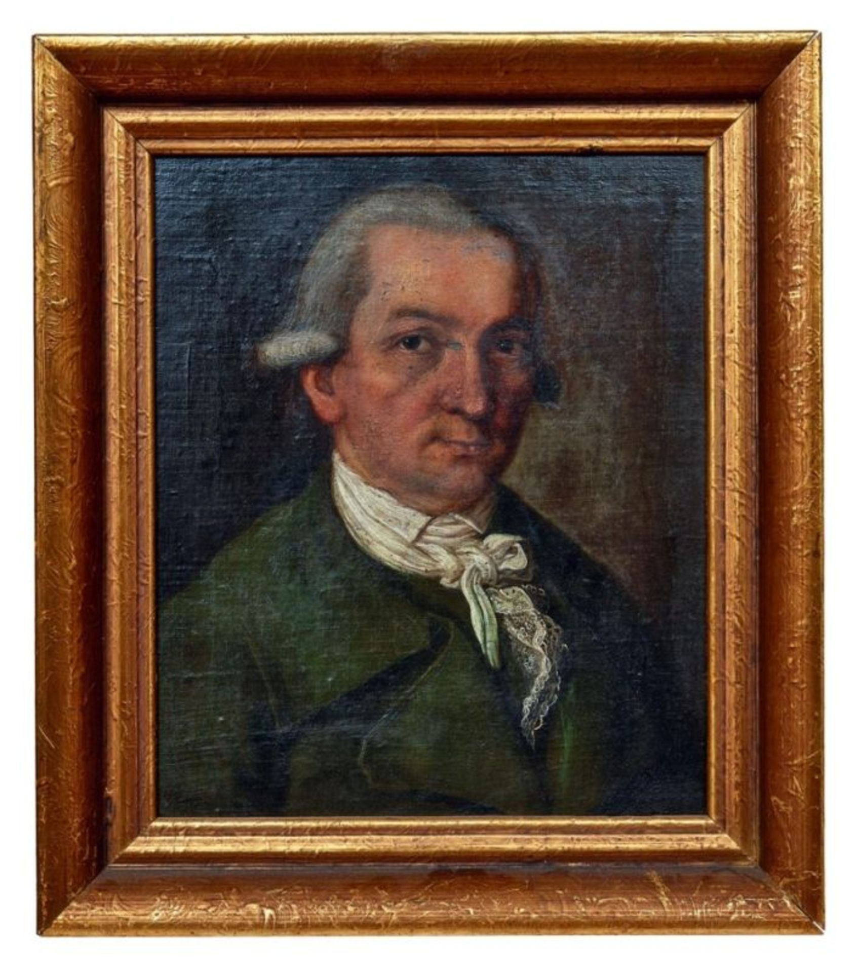 Herrenbildnis: Portraitmaler, E. 18. Jh.