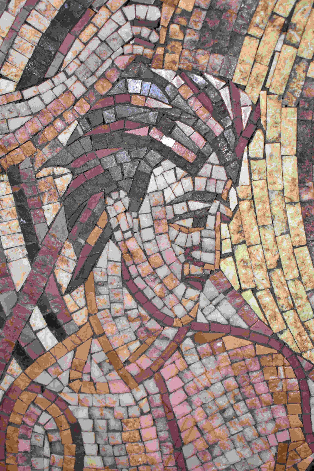 Großes Mosaik mit antiker Szene, 19. Jh. - Bild 7 aus 15