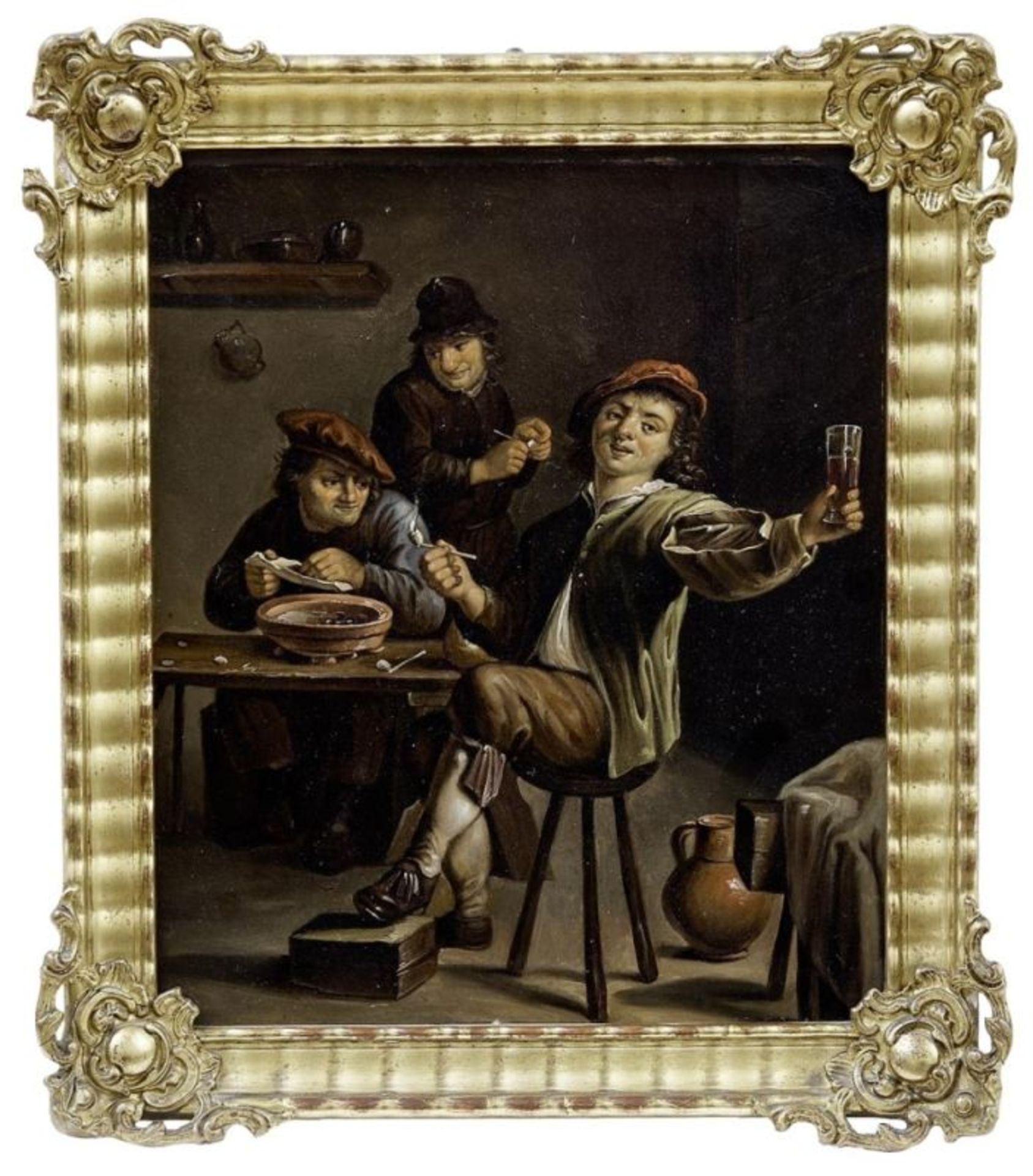 Teniers, David d.J. - in der Art von: Pendants mit Wirtshausszenen - Bild 3 aus 4