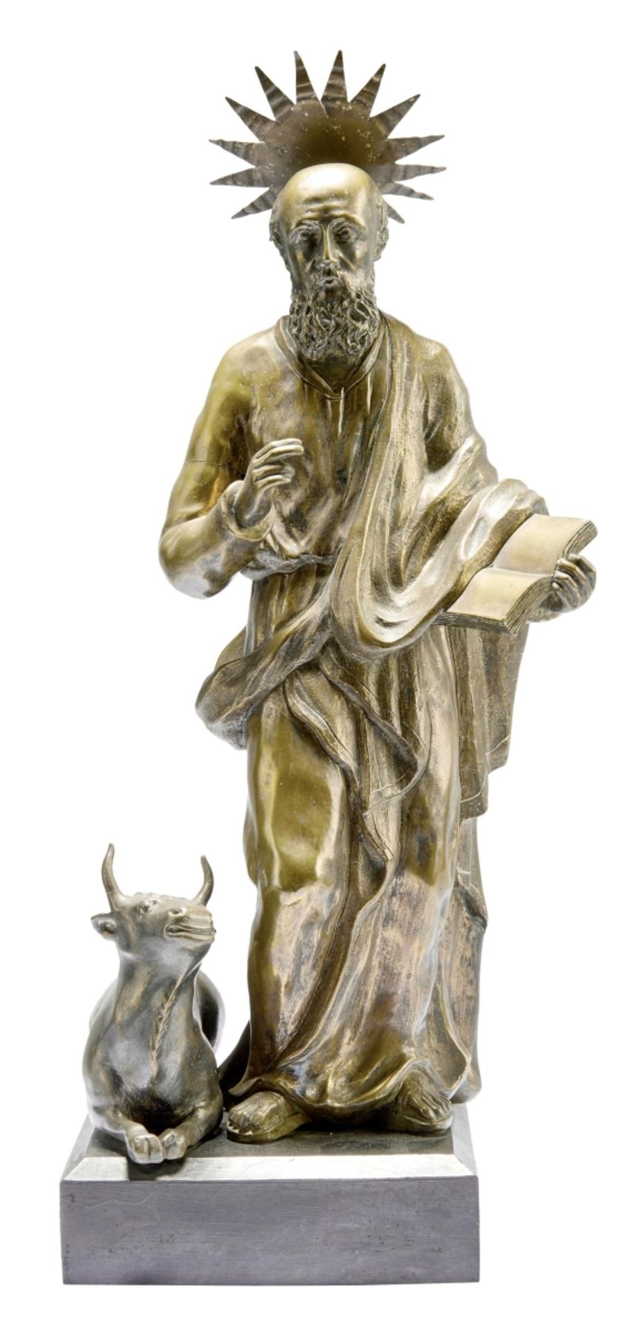 Skulptur des Evangelisten Lukas, Im Stil des 17. Jh.