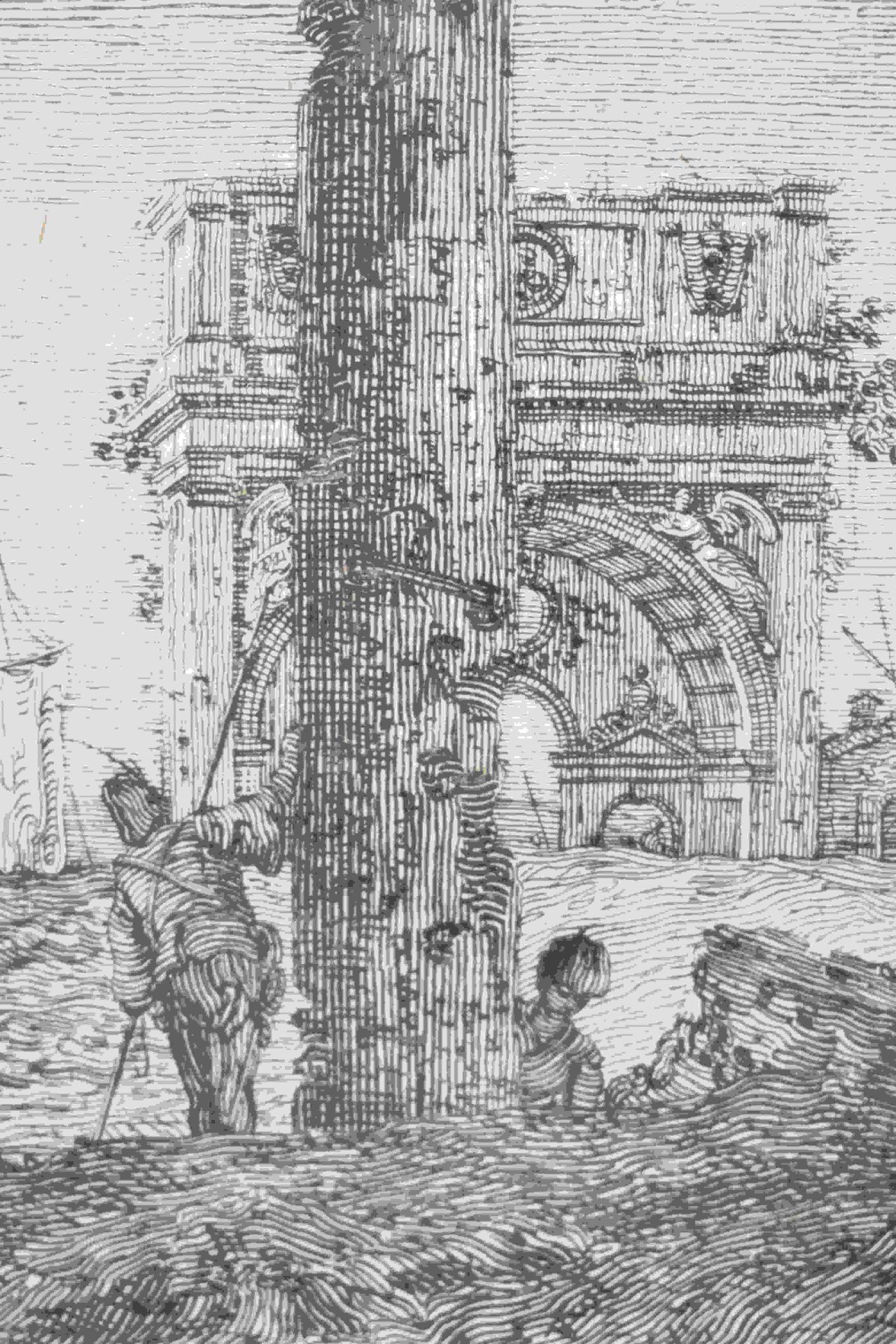Canal, Giovanni Antonio, gen. Canaletto: Il portico con la lanterna - Image 21 of 24