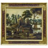 Überfall auf ein Dorf: Flämischer Meister, 1. Dr. 17. Jh.