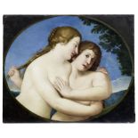 Salmakis und Hermaphroditus, Norditalien, 18. Jh.