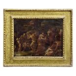 Moses schlägt Wasser aus dem Felsen, Neapel, 2. H. 17. Jh.