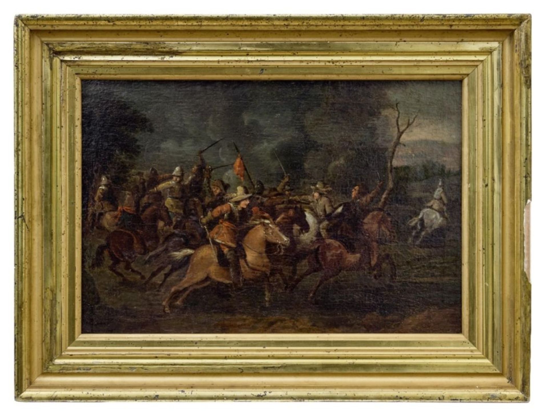 Paar Bataillenszenen, Flämische Schule, 17. Jh. - Bild 4 aus 4