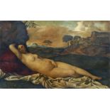 Giorgio da Castelfranco, genannt Giorgione (Kopie von Arthur Geissler) "Schlummernde Venus". 15...