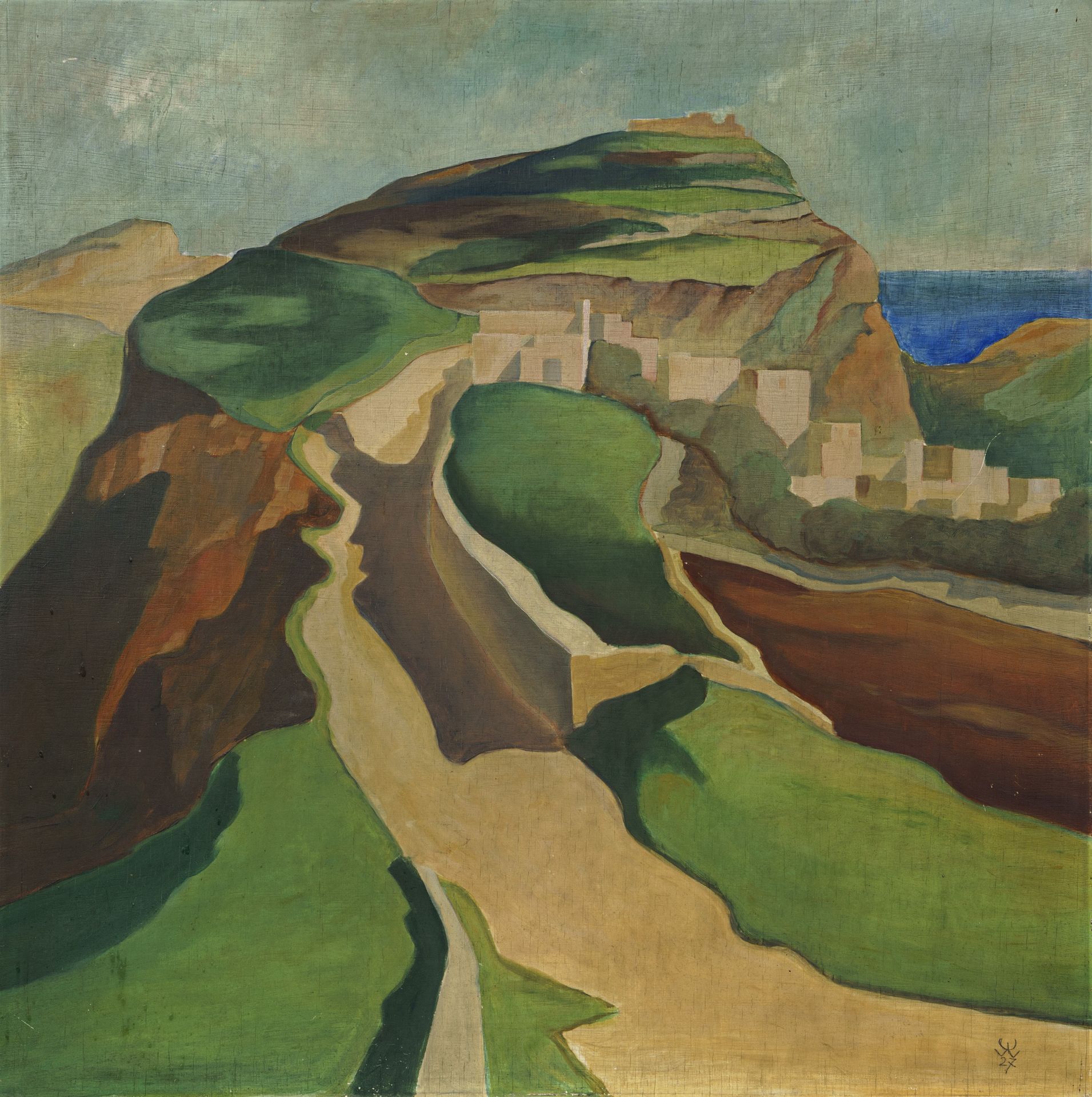 Else Wex-Cleemann, Italienische Landschaft. 1927.