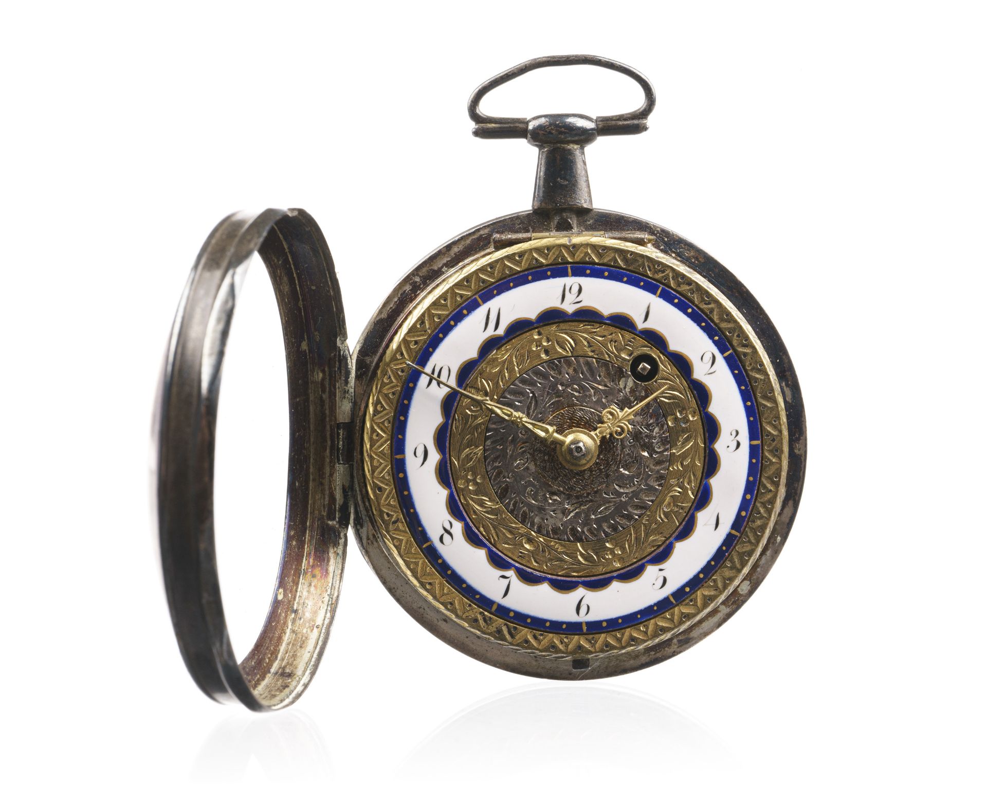 Spindeltaschenuhr. Wohl Lepine, Paris. Wohl 18./ 19th cent. - Image 3 of 8