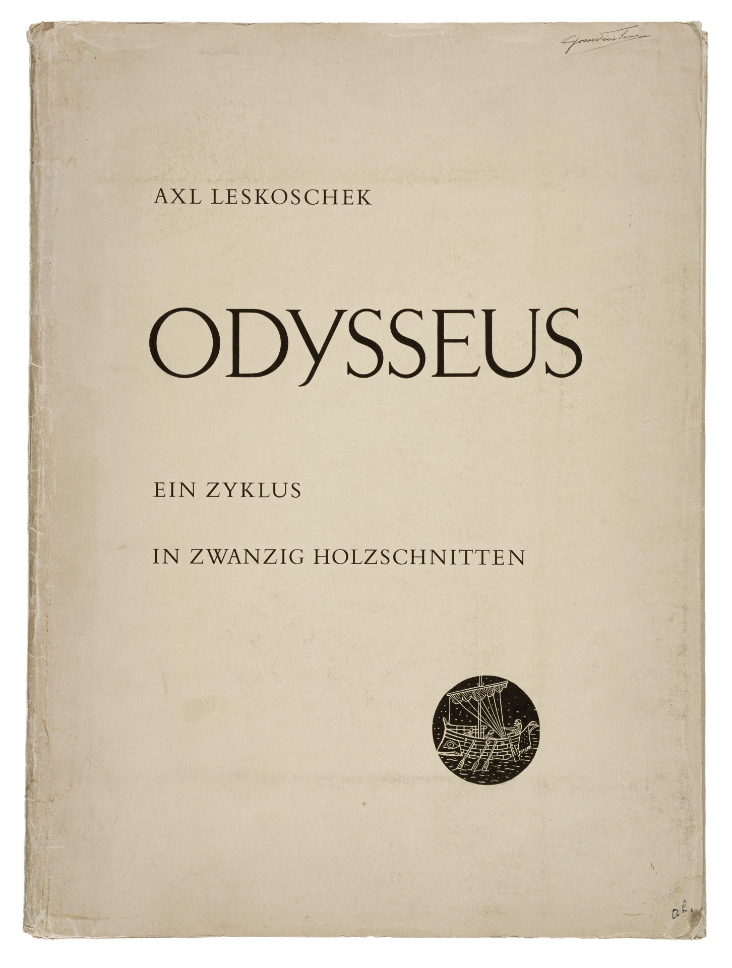 Axl Leskoschek "Odysseus". 1960. - Image 2 of 13
