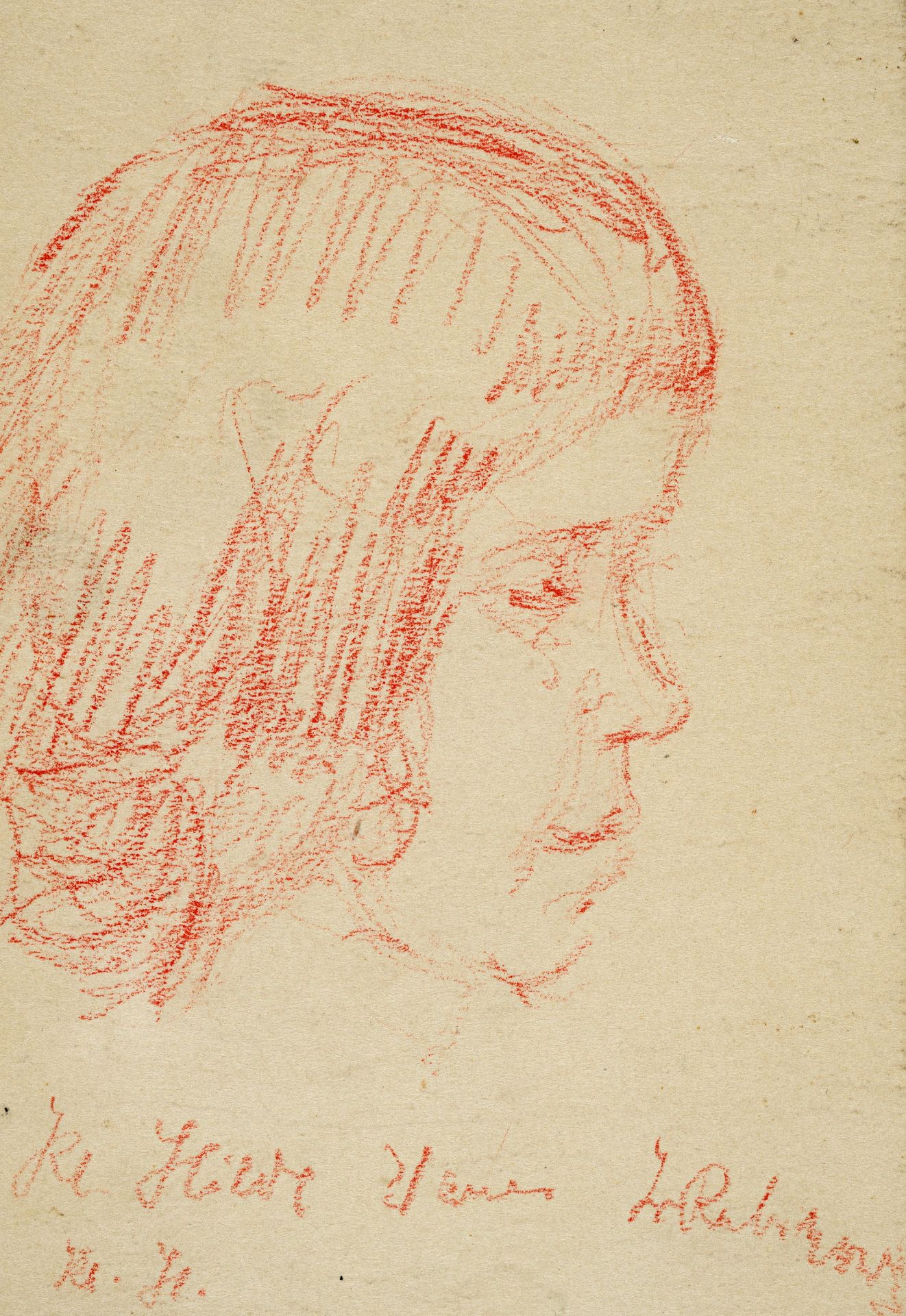 Irena Rüther-Rabinowicz, Porträt Friedrich Brodersen. 1922 / "Porträt Kurt Heynicke". 1922 / "M... - Bild 7 aus 11