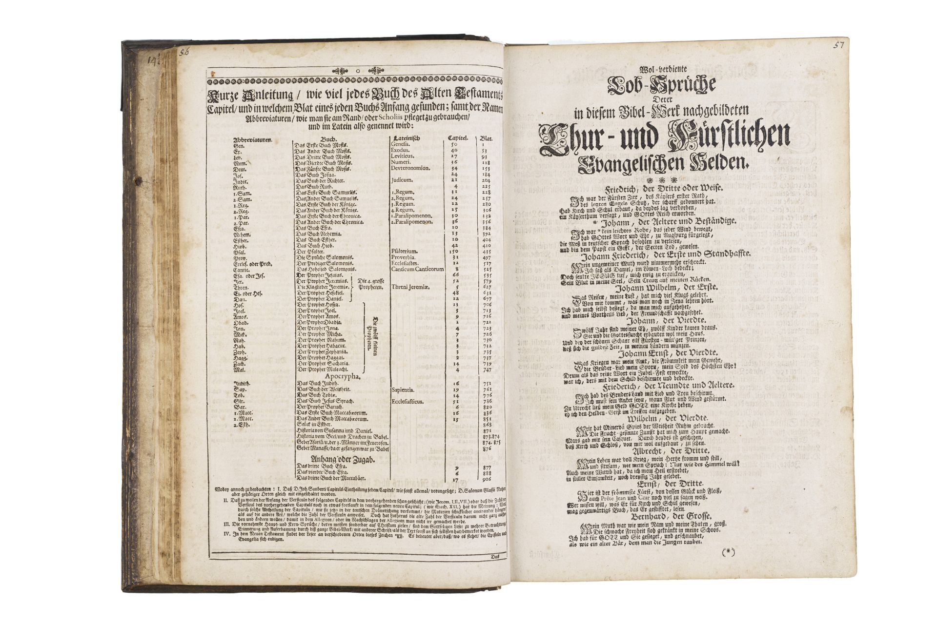 Johann Andreas Endter und Erben, Nürnberg "Biblia, Das ist: Die gantze Heilige Schrifft deß Alt... - Image 5 of 24