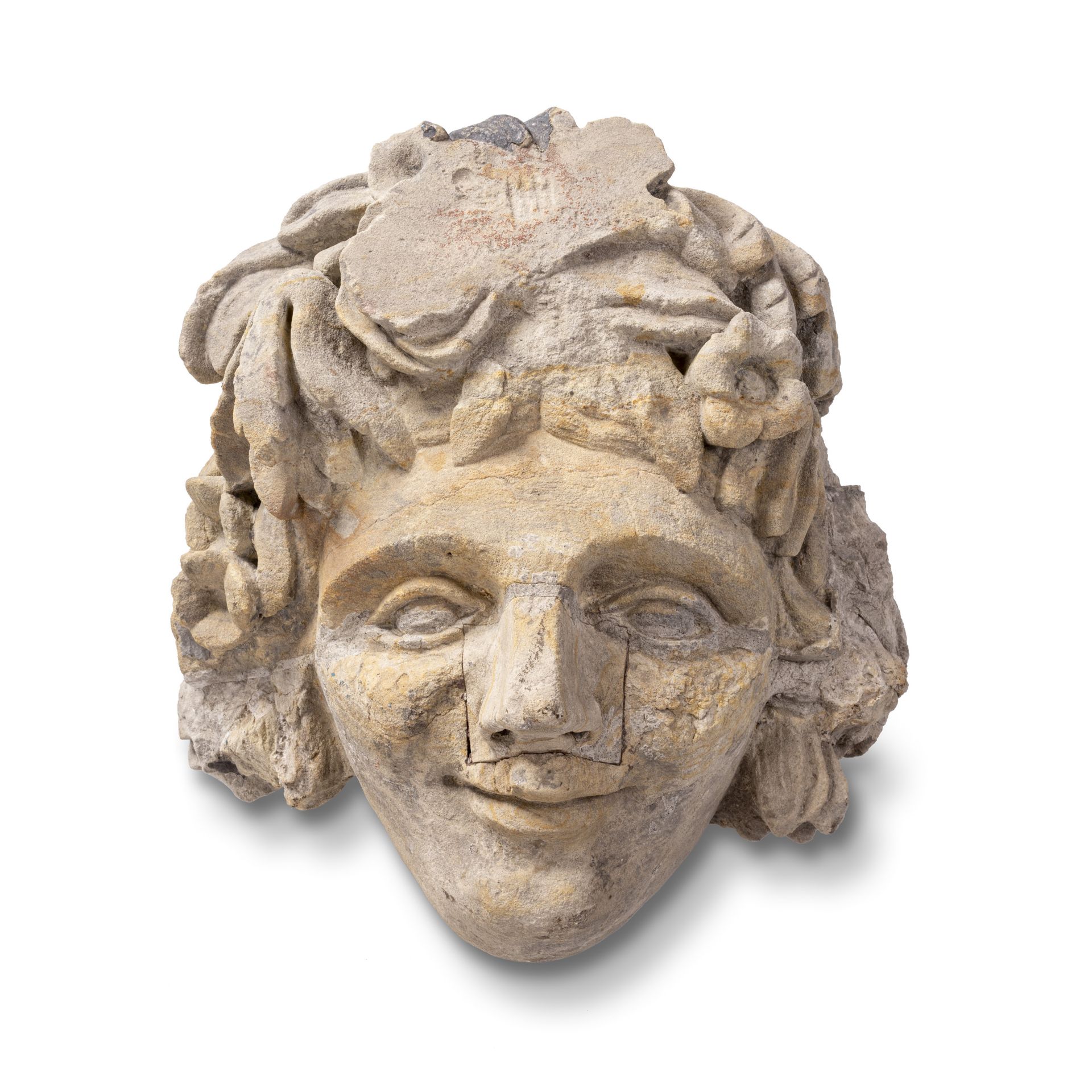 Kopf des Dionysos. Im Typus römischer Vorbilder des 2./ 3rd century