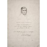 Georg Friedrich Kersting (lithografiert von Maximilian Knäbig) "Caspar David Friedrich". Nach 1840.