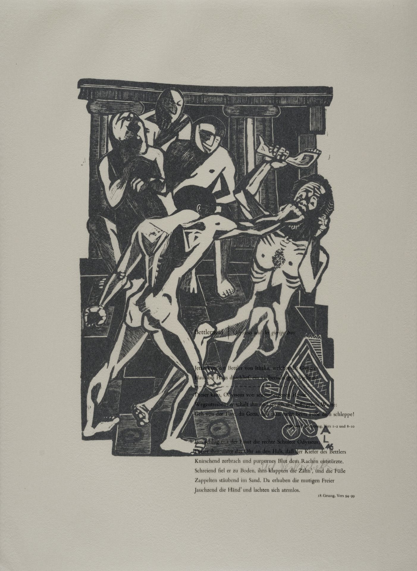 Axl Leskoschek "Odysseus". 1960. - Image 13 of 13
