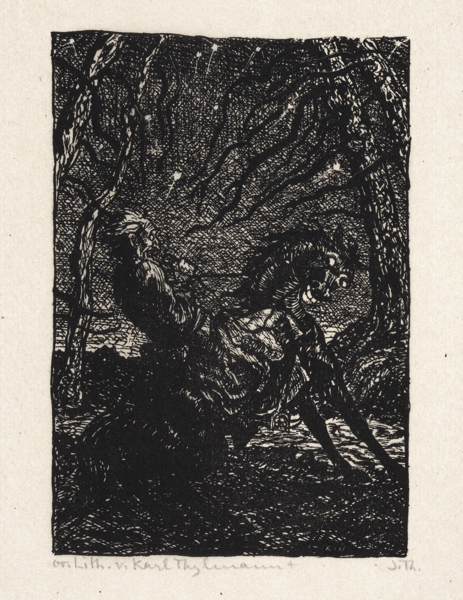 Karl Thylmann "Der Zauberer" von N. Gogol. 1916. - Bild 12 aus 12