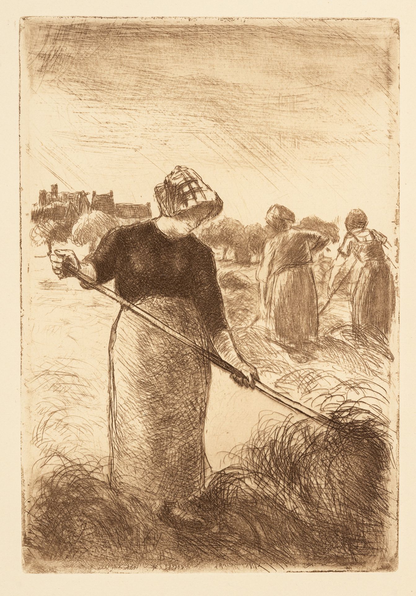 Camille Pissarro "Faneuses". 1890.