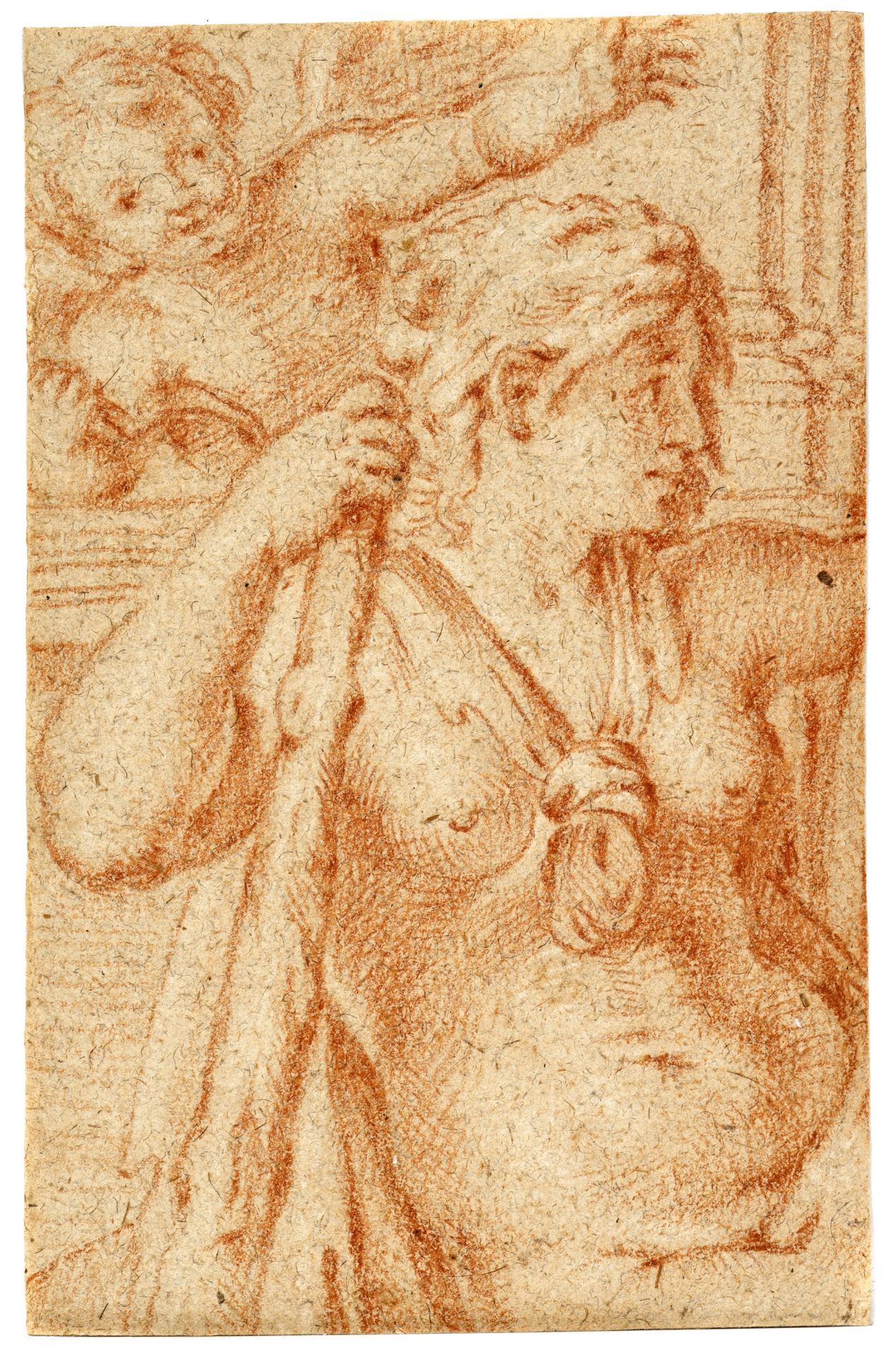 Annibale Carracci (nach), Omphale. Wohl Anfang / Mitte 17. Jh.