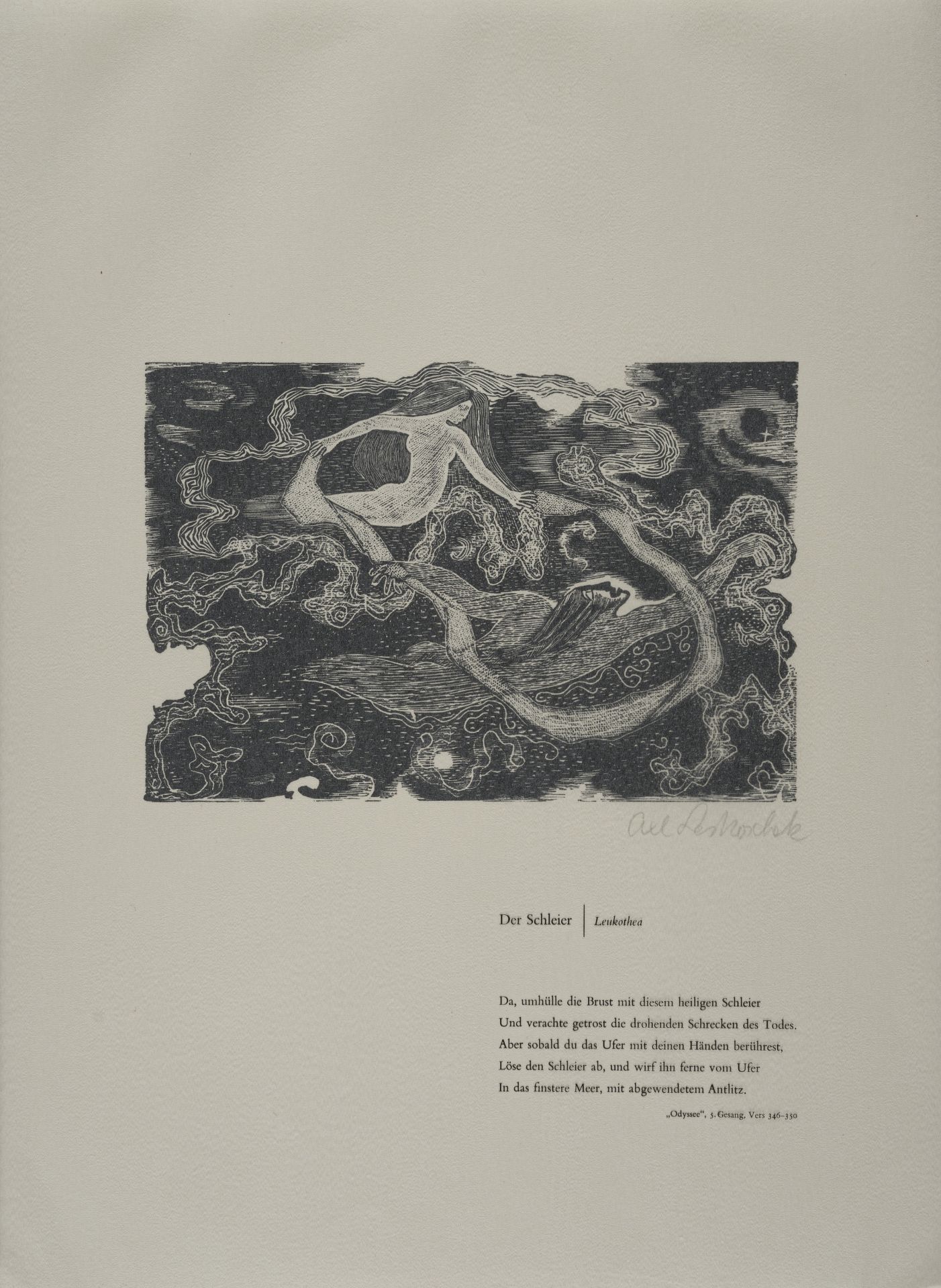 Axl Leskoschek "Odysseus". 1960. - Image 9 of 13