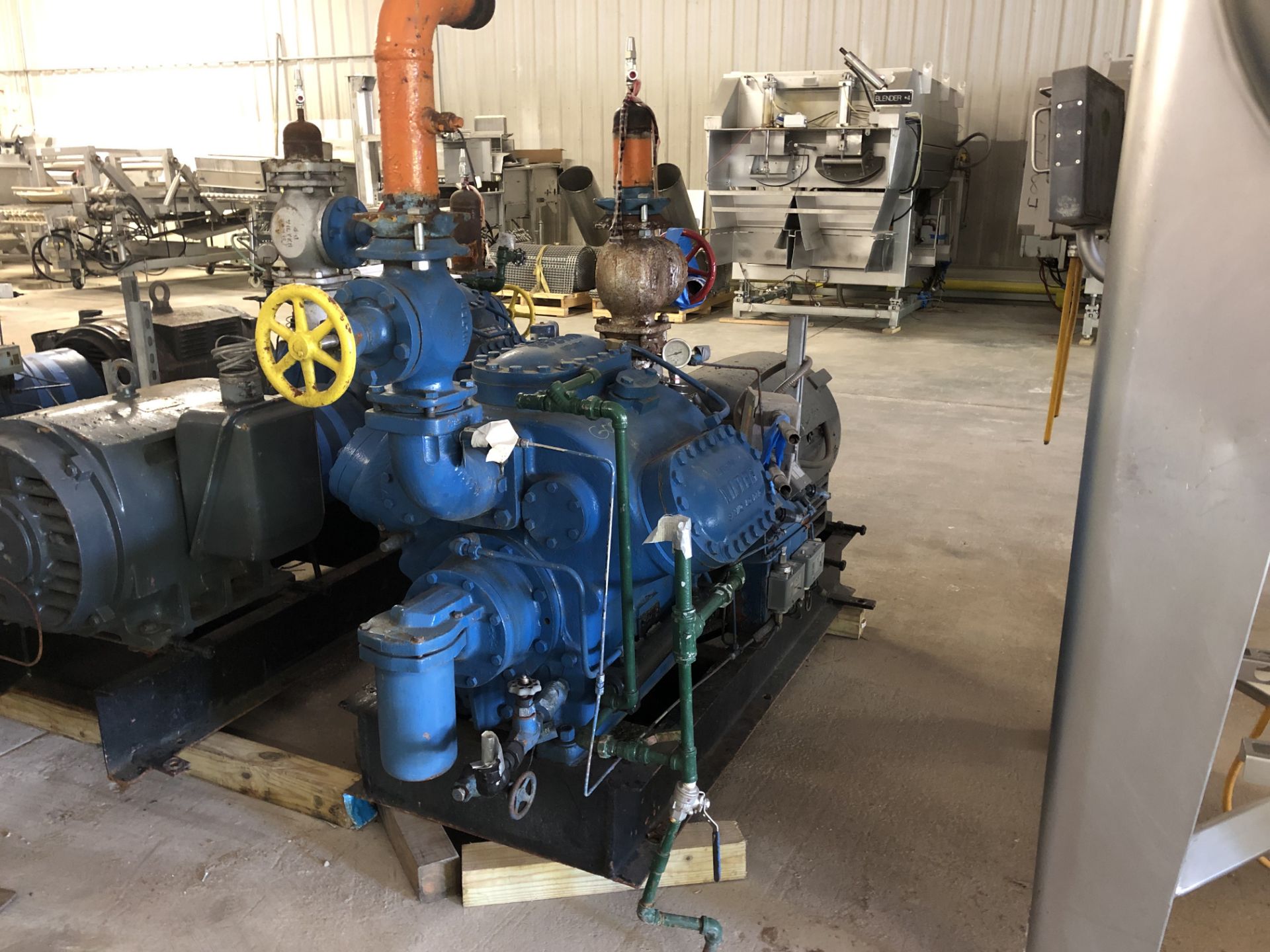 (Located in Ozark, AL) Vilter Reciprocating Ammonia Compressor, Serial# 31800, Model# A12K446B - Image 4 of 5