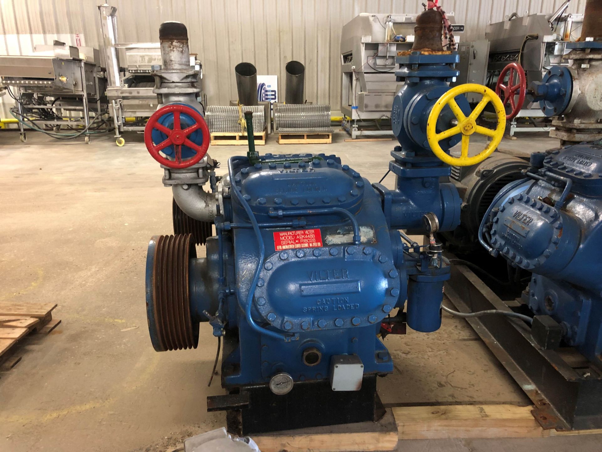 (Located in Ozark, AL) Vilter Reciprocating Ammonia Compressor, Serial# R18028, Model# A12K448B - Image 3 of 7