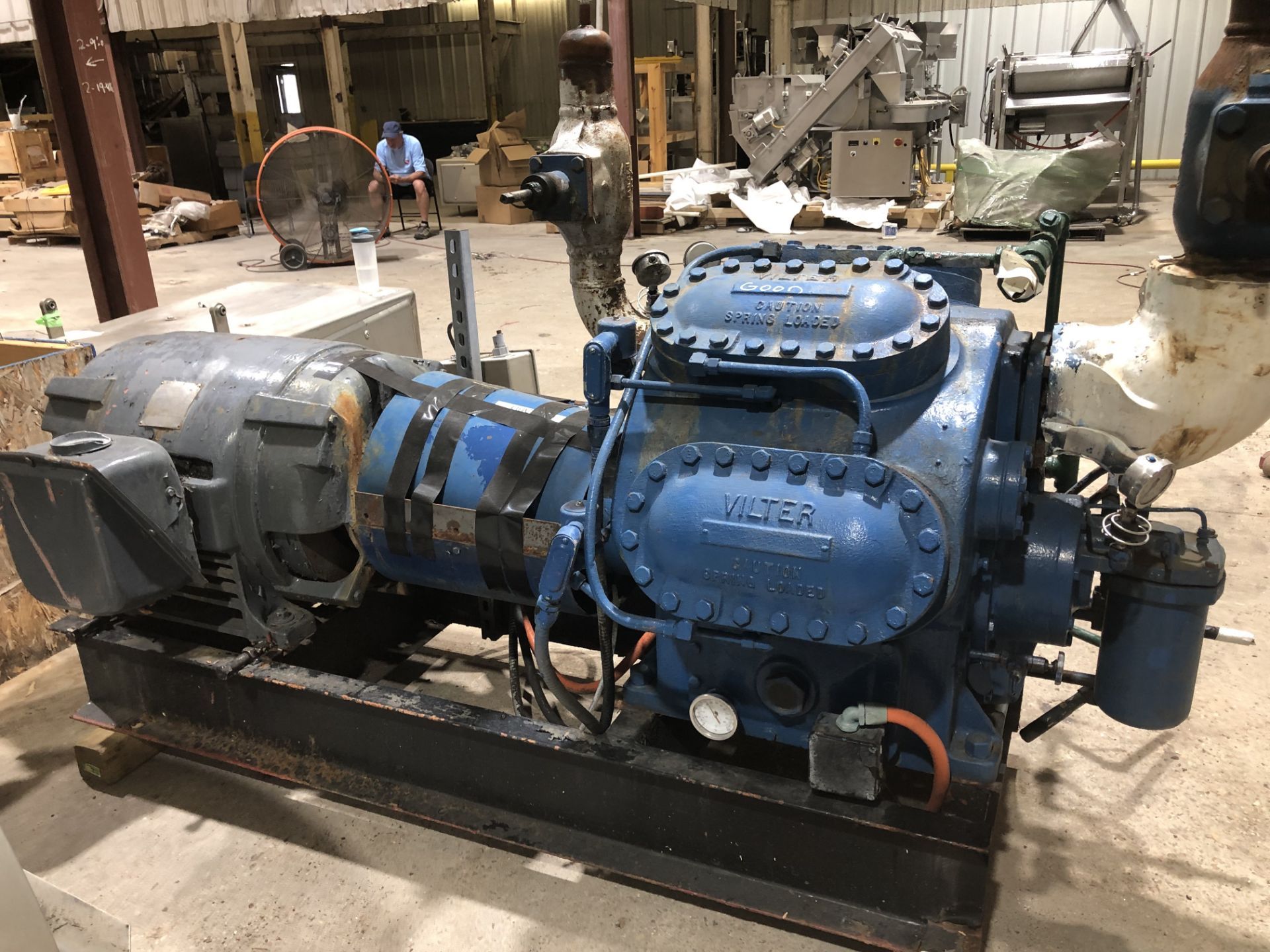 (Located in Ozark, AL) Vilter Ammonia Compressor, Model# A11K458XLD, Serial# 81218 - Image 2 of 4