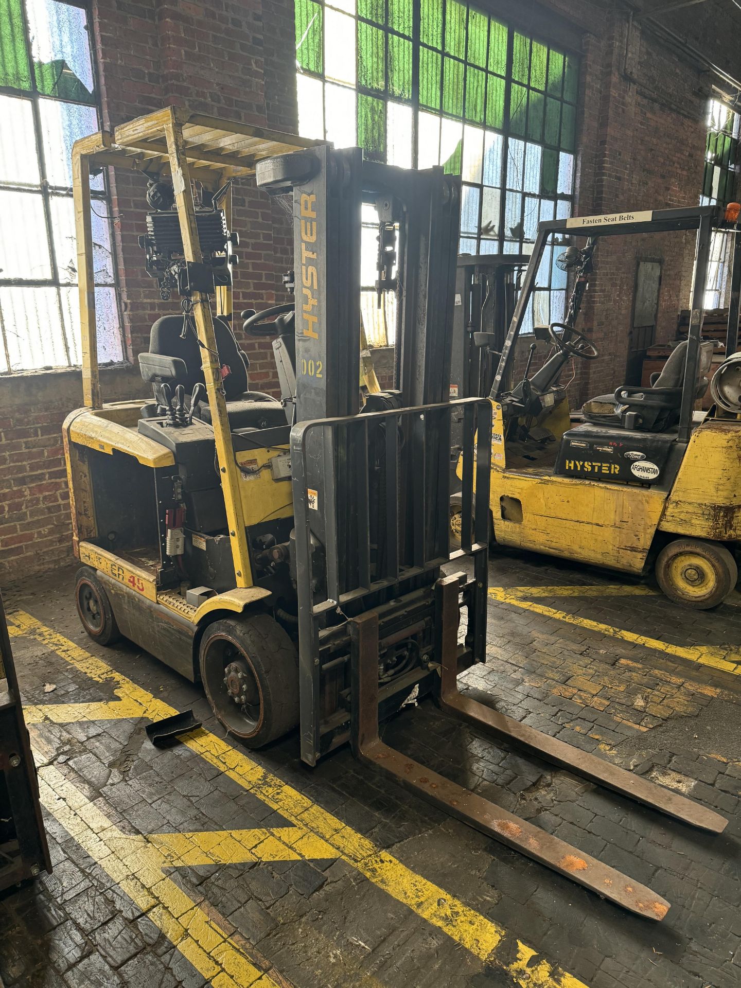 Hyster Electric Lift Truck, Model# E45XM2-27, Serial# F108V29336A, 36V, (Does not include battery)